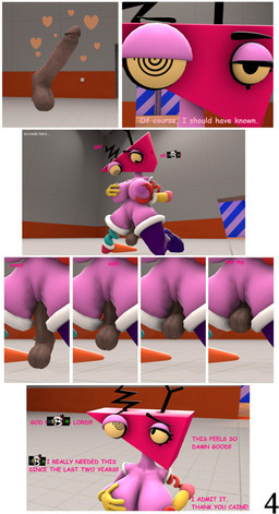 big_breasts big_butt breaking_the_fourth_wall breasts brown_genitals brown_penis butt caine_censorship censor_bar censored_text claws clothing deep_penetration erection female for_a_head genitals geometric gloves grawlixes hand_on_breast handwear holding_breast legwear looking_at_breasts looking_at_genitalia looking_at_viewer looking_pleasured looking_tired looking_up natural_breasts nipples orgasm orgasm_face penetration penis pink_body pink_nipples purple_clothing purple_legwear purple_stockings red_claw solo stockings talking_to_viewer text thick_thighs translucent translucent_arms translucent_legs vaginal vaginal_penetration wide_hips yellow_clothing yellow_eyes yellow_gloves yellow_handwear 5naptrap glitch_productions the_amazing_digital_circus zooble_(tadc) animate_inanimate humanoid living_toy object_head 3d_(artwork) absurd_res censored comic comic_sans digital_media_(artwork) hi_res source_filmmaker_(artwork)