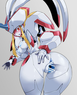anus breasts butt censor_bar clitoris disembodied_penis female genitals hand_on_butt ineffective_censorship looking_at_viewer machine male not_furry penetration penis pose presenting presenting_hindquarters simple_background solo translucent translucent_penetration translucent_penis vaginal vaginal_penetration vulva white_background y_anus pochincoff darling_in_the_franxx studio_trigger strelizia humanoid robot robot_humanoid censored pinup