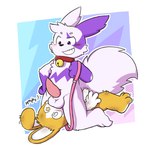 animal_genitalia anthro balls blush duo erection genitals male penis penis_tip pink_body purple_eyes sheath smile tail white_body yellow_body oob nintendo pokemon oob_(character) generation_3_pokemon lagomorph leporid mammal pokemon_(species) rabbit zangoose hi_res