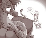anthro big_breasts breasts cleavage clothed clothing comic dialogue duo english_text female fingers giraffe giraffe_mom giraffid hair horn long_neck male mammal markings mature_anthro mature_female mole_(marking) mother_(lore) mother_and_child_(lore) mother_and_son_(lore) motion_lines ossicone parent_(lore) parent_and_child_(lore) parent_and_son_(lore) shyguy9 son_(lore) speech_bubble standing text