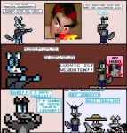 ageplay anthro clothing comic dialogue diaper digital_media_(artwork) english_text group hate infantilism kyle_bridgett male pixel_(artwork) real roleplay tail text ultimate_babyfur_webcomic unknown_artist what