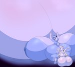 abdominal_bulge anthro balls belly big_balls big_belly big_breasts big_butt big_penis blue_body blue_eyes blue_fur blue_hair blue_nipples blush bodily_fluids breasts butt butt_grab cum cum_ballooning cum_from_ass cum_in_ass cum_inflation cum_inside duo excessive_cum excessive_genital_fluids extreme_penetration female floppy_ears fur genital_fluids genitals hair hand_on_belly hand_on_butt hand_on_own_belly horn huge_balls huge_belly huge_breasts huge_butt huge_penis huge_thighs hyper hyper_balls hyper_belly hyper_breasts hyper_butt hyper_genitalia hyper_inflation hyper_penis hyper_thighs inflation larger_female long_hair male male/female nipples open_mouth orgasm_face penetration penile penile_penetration penis perineum ridiculous_fit size_difference small_tail smaller_male tail thick_thighs white_body white_fur wide_hips sudsypup undertale undertale_(series) asriel_dreemurr_(god_form) mum_(regisky) boss_monster_(undertale) bovid caprine goat mammal 2022 absurd_res digital_drawing_(artwork) digital_media_(artwork) hi_res