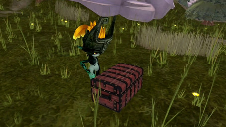 feces female female/female pooping treasure_chest nintendo the_legend_of_zelda twilight_princess midna human mammal 3d_(artwork) 3d_animation animated digital_media_(artwork) hi_res huge_filesize long_playtime sound video