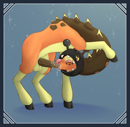 animal_genitalia animal_penis autofellatio balls bodily_fluids drooling equine_genitalia equine_penis feral genitals looking_pleasured male masturbation oral oral_masturbation penile penile_masturbation penis saliva saliva_on_penis saliva_string solo jjunebugz nintendo pokemon farigiraf generation_9_pokemon giraffe giraffid mammal pokemon_(species) hi_res