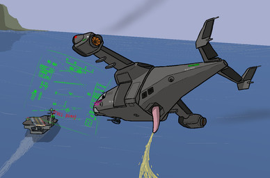 aircraft aircraft_carrier av-42c blush bodily_fluids genital_fluids genitals gun hud kestrel_(vtol_vr) looking_back machine male peeing penis ranged_weapon sea ship solo text urine vehicle vtol warship water watercraft watersports weapon fogspot vtol_vr dire_aircraft dire_machine dire_vehicle living_aircraft living_machine living_vehicle aliasing digital_media_(artwork) english_text