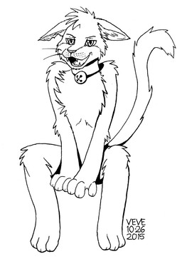 3_toes anthro arm_tuft bell bell_collar chest_tuft collar ears_down fangs feet glistening glistening_eyes hair half-closed_eyes hands_between_legs inner_ear_fluff knee_tuft leg_tuft male narrowed_eyes open_mouth pivoted_ears shoulder_tuft sitting solo teeth toes tongue tuft whiskers skyelegs domestic_cat felid feline felis mammal 2015 black_and_white hi_res monochrome signature