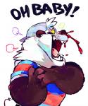 anthro blood bodily_fluids claws clothed clothing food fur ketchup male nosebleed solo super-tuler tairu bear giant_panda mammal 2016 reaction_image