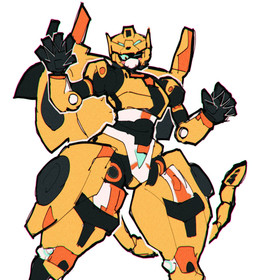 black_body blush female flat_chested joints looking_down machine multicolored_body nails one_eye_closed pseudo_hair sharp_nails simple_background solo tail thick_thighs tire white_background white_body wide_hips wink yellow_body redshrimpismine metal_cardbot tachy_(metal_cardbot) cheetah felid feline humanoid mammal robot robot_humanoid 2026 digital_drawing_(artwork) digital_media_(artwork) hi_res