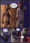 age_difference anthro anthro_on_anthro balls casual_nudity circumcised comic dialogue duo english_text eyebrows father_(lore) father_and_child_(lore) father_and_son_(lore) flaccid genitals grabbing_wrist hi_res hyena hyena_father_(pickles-hyena) larger_male male male/male mammal nude older_male parent_(lore) parent_and_child_(lore) parent_and_son_(lore) penis pickles-hyena russel_(pickles-hyena) size_difference small_penis smaller_male son_(lore) speech_bubble standing striped_hyena text younger_male