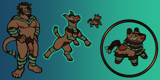 anthro balls base_one_layout basic_sequence brown_body brown_fur brown_hair fangs feral flaccid fur genitals gradient gradient_background green_stripes hair humanoid_genitalia humanoid_penis inanimate_transformation linear_sequence male muscular muscular_anthro muscular_male nipples nude one_row_layout penis pinata pubes saddle simple_background smile solo stripes teeth three_frame_image three_frame_sequence transformation transformation_sequence fetishame final_fantasy final_fantasy_xiv square_enix animate_inanimate felid hrothgar living_pinata mammal 2:1 hi_res sequence