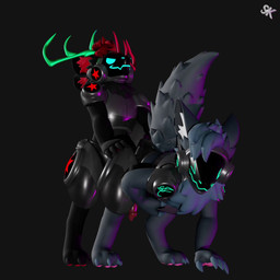 antlers butt butt_grab doggystyle duo ears_up fluffy fluffy_tail from_behind_position genitals hand_on_butt horn machine male male/male number17 penetration penile penile_penetration penis protogen_visor sex tail astrogalaxprotofox sleshkat protogen 1:1 3d_(artwork) 3d_animation absurd_res animated digital_media_(artwork) hi_res no_sound short_playtime