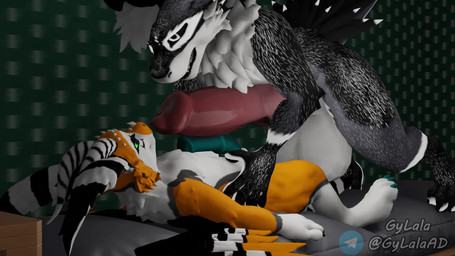 animal_genitalia animal_penis anthro balls bed big_balls big_penis bodily_fluids canine_genitalia canine_penis cum cumshot duo ejaculation equine_genitalia equine_penis frottage fur furniture genital_fluids genitals grey_body grey_fur hair horn huge_balls huge_penis hyper hyper_balls hyper_genitalia hyper_penis knot male male/male open_mouth orange_body orange_fur paws penile penis penis_size_difference penises_touching sex size_difference throbbing throbbing_balls throbbing_penis white_body white_fur gylala mythology gylala_(character) dragon dutch_angel_dragon mythological_creature mythological_scalie rexouium scalie 16:9 3d_(artwork) 3d_animation animated blender_(artwork) digital_media_(artwork) hi_res high_framerate huge_filesize long_playtime no_sound video widescreen