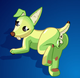 animal_genitalia animal_vulva anus banana blue_background butt canine_genitalia canine_vulva eyelashes female feral food fruit genitals gradient_body one_ear_up plant presenting presenting_hindquarters shadow simple_background smile solo tail tongue tongue_out vulva spatchworks epic_games fortnite banana_winnie_(spatchworks) peels_(fortnite) canid canine canis domestic_dog elemental_creature flora_fauna food_creature living_fruit mammal hi_res