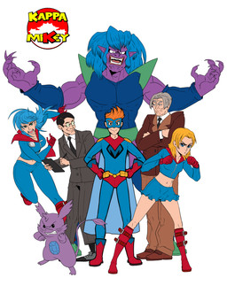 3_toes 4_fingers 5_fingers accessory action_pose age_difference anthro arm_warmers arms_bent armwear bangs beady_eyes belly_gem belt belt_pouch biped black_bottomwear black_clothing black_eyes black_footwear black_hair black_necktie black_pants black_socks black_suit blonde_hair blue_arm_warmers blue_armwear blue_bodysuit blue_bottomwear blue_cape blue_clothing blue_eyes blue_hair blue_jacket blue_mask blue_pants blue_skinsuit blue_skirt blue_topwear bodysuit boots bottomwear breasts brown_bottomwear brown_clothing brown_footwear brown_pants brown_shoes brown_suit cape claws clenched_teeth closed_frown clothed clothed_female clothed_human clothed_humanoid clothed_male clothing costume crossed_arms elderly_human elderly_male eyebrows eyewear fangs featureless_crotch feet female female_human finger_claws fingers fist fluffy_ears footwear frown fully_clothed fully_clothed_female fully_clothed_human fully_clothed_humanoid fully_clothed_male fur furrowed_eyebrows gem glasses gloves green_bottomwear green_clothing grey_clothing grey_eyebrows grey_footwear grey_hair grey_shoes group grumpy gums hair hands_on_own_hips handwear humanoid_pointy_ears jacket larger_female larger_human larger_humanoid larger_male lidded_eyes long_ears long_hair long_tail looking_at_another looking_at_viewer male male_anthro male_human male_humanoid markings medium_breasts medium_hair midriff mouth_closed muscular muscular_arms muscular_humanoid muscular_male navel necktie not_furry_focus nude nude_anthro nude_male older_human older_male open_mouth open_smile orange_eyebrows orange_hair pants pink_gums pink_tongue pointy_ears pose purple_body purple_claws purple_fur purple_hair purple_skin purple_tail purple_tail_tuft red_boots red_bottomwear red_clothing red_footwear red_gloves red_handwear round_glasses sapphire_(gem) shoes short_hair shoulder_pads simple_background size_difference skinsuit skirt small_breasts smaller_anthro smaller_female smaller_human smaller_male smile smiling_at_another smiling_at_viewer socks standing straight_legs suit tail tail_tuft tan_body tan_skin teeth tight_clothing title toes tongue topwear tuft utility_belt whisker_markings white_background white_dress_shirt wrinkles yellow_belt younger_anthro younger_female younger_human younger_humanoid younger_male 0takuman kappa_mikey gonard_(kappa_mikey) guano_(kappa_mikey) lily_(kappa_mikey) mikey_simon mitsuki_(kappa_mikey) ozu_(kappa_mikey) yes_man_(kappa_mikey) human humanoid mammal unknown_species 2016 digital_drawing_(artwork) digital_media_(artwork) english_description flat_colors hi_res father_(lore) father_and_child_(lore) father_and_son_(lore) parent_(lore) parent_and_child_(lore) parent_and_son_(lore) son_(lore)