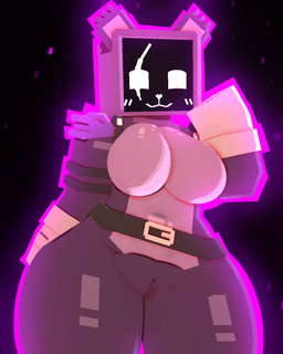 anthro belt belt_collar big_breasts breasts clothed clothing curvy_figure eye_scar facial_scar female fur genitals looking_at_viewer lying multicolored_body multicolored_fur on_side purple_body purple_fur scar simple_background solo thick_thighs wall_(structure) wide_hips wood wood_wall coresvoid epic_games fortnite fortnite:_battle_royale microsoft minecraft mojang xbox_game_studios raven_team_leader bear canid mammal 2025 3d_(artwork) 4:5 digital_media_(artwork) hi_res mine-imator_(artwork)