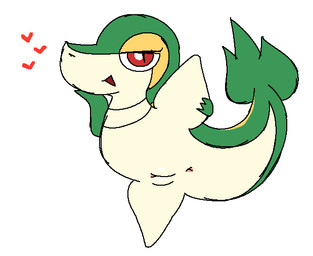 anus female feral flexible genitals green_body half-closed_eyes heart_symbol looking_at_viewer multicolored_body narrowed_eyes one_leg_up raised_leg red_eyes seductive solo splits spread_legs spreading standing vertical_splits vulva yellow_body slem nintendo pokemon generation_5_pokemon pokemon_(species) snivy 2024 digital_drawing_(artwork) digital_media_(artwork)