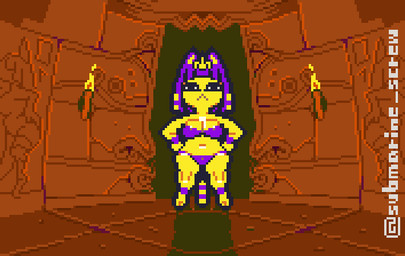 :< anthro areola areola_slip big_butt blue_ears blue_hair blue_tail butt clothed clothing dancing female fur hair long_tail markings short_hair solo striped_markings striped_tail stripes tail tail_markings text two_tone_tail yellow_body yellow_fur yellow_tail submarine_screw animal_crossing nintendo ankha_(animal_crossing) domestic_cat felid feline felis mammal 2023 animated animated_gif artist_name digital_media_(artwork) frame_by_frame pixel_(artwork) pixel_animation short_playtime watermark