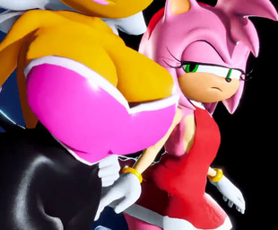 5_fingers anthro big_breasts black_background bouncing_breasts bracelet breast_envy breast_focus breasts clothed clothing dress duo female female/female fingers glistening glistening_breasts glistening_clothing gloves green_eyes hair handwear jealous jewelry looking_at_another looking_at_partner multicolored_body pink_body pink_hair red_clothing red_dress simple_background size_difference tan_body walking white_body yellow_body prevence sega sonic_the_hedgehog_(series) amy_rose rouge_the_bat bat eulipotyphlan hedgehog mammal 2025 3d_(artwork) 3d_animation animated digital_media_(artwork) high_framerate no_sound short_playtime webm