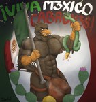 anthro arm_hair balls beak big_bugle big_muscles big_pecs bodily_fluids body_hair chest_hair clothed clothing erection facial_hair flag flag_(object) fur genitals hair hairy latino male mexican mexican_flag muscular muscular_anthro muscular_male musk musk_clouds musk_fetish musky_balls nipples nude pecs penis pubes saggy_balls simple_background solo spanish sweat sweatdrop text dark_wolf accipitrid accipitriform avian bird eagle mammal reptile scalie snake absurd_res digital_drawing_(artwork) digital_media_(artwork) hi_res latin_text spanish_text