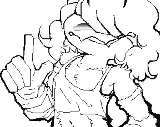 anthro femboy male solo spiral2005 arthropod insect lepidopteran moth digital_media_(artwork) flipnote_studio_(artwork) flipnote_studio_3d_(artwork) monochrome