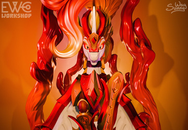 armor craft ewc_workshop fangs feral figurine fire flying headgear helmet horn muscular open_mouth sculpture sharp_teeth solo statue teeth tongue wings sunny_way friendship_is_magic hasbro my_little_pony mythology daybreaker_(mlp) equid equine mammal mythological_creature mythological_equine winged_unicorn 3d_(artwork) 3d_model_showcase digital_media_(artwork) hi_res zbrush_(artwork)