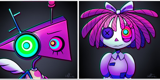 anthro bodily_fluids distraught doll eyebrows female furrowed_eyebrows group looking_at_viewer male mask mouthless multicolored_eyes rag_doll_(toy) raised_eyebrow sad scared standing tears screaming_alice glitch_productions the_amazing_digital_circus gangle_(tadc) jax_(tadc) kinger_(tadc) pomni_(tadc) ragatha_(tadc) zooble_(tadc) abstraction_(tadc) animate_inanimate humanoid lagomorph leporid living_chess_piece living_doll living_mask mammal rabbit absurd_res headshot_portrait hi_res long_image portrait wide_image nonbinary_(lore)