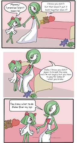 apology bed corporal_punishment dialogue discipline duo female female/female furniture mature_female mommy_kink motherly on_bed parenting punishment sitting sitting_on_bed text young young_humanoid arkham-insanity nintendo pokemon gardevoir generation_3_pokemon humanoid kirlia pokemon_(species) comic english_text daughter_(lore) mother_(lore) mother_and_child_(lore) mother_and_daughter_(lore) parent_(lore) parent_and_child_(lore) parent_and_daughter_(lore)