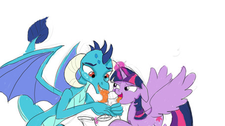 amber_eyes anthro bestiality bisexual blue_body blue_hair blue_scales blush clothing cutie_mark duo_focus fellatio female female/female feral ffm foreskin genitals group group_sex hair horn human_on_anthro human_on_feral humanoid_genitalia humanoid_penis interspecies licking male male/female male_on_feral multicolored_hair multicolored_tail offscreen_male oral penile penis penis_lick purple_body purple_eyes quadruped scales scratches sex shirt simple_background tail threesome tongue tongue_out topwear white_background wing_boner wings frikdikulous friendship_is_magic hasbro my_little_pony mythology anon princess_ember_(mlp) twilight_sparkle_(mlp) dragon equid equine horse human mammal mythological_creature mythological_equine mythological_scalie pony scalie winged_unicorn 16:9 2016 colored_sketch digital_drawing_(artwork) digital_media_(artwork) hi_res sketch widescreen