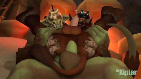 anal anal_penetration anthro ball_slap balls balls_deep bouncing_balls bouncing_penis brown_body direkobold duo ear_piercing erection genitals green_body humanoid_genitalia humanoid_penis male male/male male_penetrated male_penetrating male_penetrating_male moan penetration penile penile_penetration penis penis_in_ass piercing sex slap tail mrkipler spicygaydog_(va) blizzard_entertainment warcraft kipler bovid bovine kobold mammal scalie tauren 16:9 2026 3d_(artwork) 3d_animation animated digital_media_(artwork) hi_res short_playtime sound video voice_acted widescreen