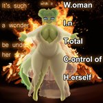 1:1 2023 ahoeforcoffee alternate_version_at_source anthro barefoot big_breasts blue_eyes bonfire breasts clothing colored_nails dinosaur dress english_text feet female fire front_view glowing glowing_eyes goodbye_volcano_high green_body green_hair hair half-closed_eyes hi_res looking_at_viewer lyrics nails narrowed_eyes ornithischian overweight reptile scalie slightly_chubby slightly_chubby_female solo spiked_tail spikes spikes_(anatomy) stegosaurian stegosaurus stella_(gvh) tail text thyreophoran translucent translucent_clothing wide_hips wide_stance