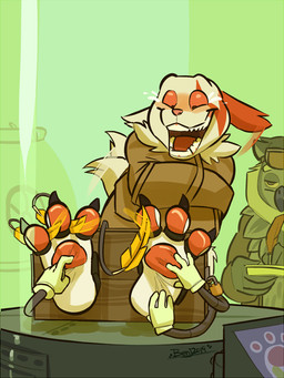 3_toes 4_fingers anthro barefoot bdsm beak bodily_fluids bondage bound claws crying cuff_(restraint) duo feet fingers fur hindpaw laugh lock male multicolored_body multicolored_fur open_mouth pawpads paws plantigrade red_body red_eyes red_fur red_sclera restraints scientific_experiment shackles smile solo_focus stocks straitjacket tears teeth tickle_torture tickling tickling_machine toe_claws toe_restraints toes torture two_tone_body two_tone_fur white_body white_fur benj24 nintendo pokemon irwind_owldington avian bird generation_3_pokemon mammal owl pokemon_(species) zangoose 2019 3:4 digital_drawing_(artwork) digital_media_(artwork)