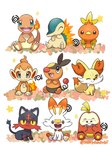 2024 3:4 ambiguous_gender anthro avian canid canine charmander chimchar countershade_torso countershading cyndaquil eyes_closed felid feline fennekin feral fire flaming_tail fuecoco generation_1_pokemon generation_2_pokemon generation_3_pokemon generation_4_pokemon generation_5_pokemon generation_6_pokemon generation_7_pokemon generation_8_pokemon generation_9_pokemon group hi_res inner_ear_fluff lagomorph litten mammal nintendo one_eye_closed open_mouth open_smile orange_body pokemon pokemon_(species) primate red_body saki_pokeoekaki scalie scorbunny smile suina tail tepig torchic tuft unown_(pokemon) unown_h unown_n unown_o