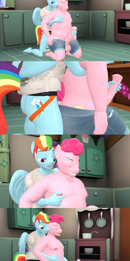 animal_genitalia animal_penis anthro appliance baking balls big_butt bodily_fluids butt cake clothed clothing cooking crossgender cum cumshot dessert duo ejaculation equine_genitalia equine_penis erection food ftm_crossgender genital_fluids genitals handjob jockstrap kitchen_appliance male male/male navel nipple_fetish nipple_pinch nipple_play nipples oven overweight overweight_male penile penis pinch reach_around sex topless topless_male underwear wings papadragon69 friendship_is_magic hasbro my_little_pony mythology pinkie_pie_(mlp) rainbow_dash_(mlp) earth_pony equid equine horse mammal mythological_creature mythological_equine pegasus pony 3d_(artwork) absurd_res comic digital_media_(artwork) hi_res source_filmmaker_(artwork)