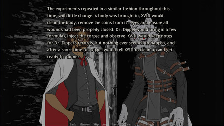 advertisement anthro belt belt_bondage belt_buckle buckle clothed clothing duo male text conditional_dnp draite dungeons_and_dragons hasbro wizards_of_the_coast xviii_(draite) canid canine canis human humanoid mammal vampire wolf 16:9 english_text preview widescreen
