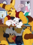 3_toes anal anal_penetration anthro arcc arcc_(artist) arctic_fox avoid_posting ball_fondling balls barefoot blue_eyes blush canine clothed clothing cub cum cute fox gay half-dressed hindpaw hyper kangaroo male mammal marsupial notes pants paws penetration penis plantigrade red_eyes sheath size_difference softpaw stealth_sex table teddy_bear thick_tail under_table wolf young
Rating: Explicit
Score: 42
User: T7
Date: August 01, 2009