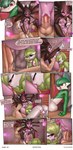 2017 absurd_res ahegao alternative_fashion areola balls bisexual bodily_fluids breasts clitoral_sucking comic cum cum_in_pussy cum_inside cunnilingus dialogue english_text erection eye_roll female female/female fuckboy fucked_silly gallade gardevoir generation_3_pokemon generation_4_pokemon generation_5_pokemon genital_fluids genitals goth gothitelle group group_sex heart_symbol hi_res human looking_pleasured male male/female male_penetrating mammal masterploxy nintendo nipples not_furry oral penetration penis pokemon pokemon_(species) purple_body pussy sex speech_bubble text threesome trio vaginal vaginal_fluids vaginal_penetration