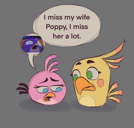 beak black_tail_feathers blue_eyes duo feathers female head_feathers orange_beak pink_body pink_feathers yellow_body yellow_feathers hahaweevil angry_birds angry_birds_stella rovio_entertainment sega gale_(angry_birds) poppy_(angry_birds) stella_(angry_birds) avian bird cockatiel cockatoo galah parrot hi_res