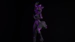 3d_background anthro black_body breasts female fur genitals hair looking_back nipples nude purple_body purple_hair pussy simple_background smile solo tail soda_rakoon epic_games fortnite kimiko_five-tails canid canine fox mammal 16:9 3d_(artwork) digital_media_(artwork) hi_res widescreen