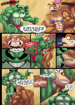 abs angry anthro armor back_muscles balls biceps big_muscles big_penis bikini bikini_bottom bikini_top buckteeth clothing dialogue duo erection eyes_closed facial_hair fellatio female female_penetrated french_kissing fur genitals goatee half-closed_eyes hand_on_head headgear helmet humanoid_genitalia humanoid_penis kissing male male/female male_penetrating male_penetrating_female muscular muscular_anthro muscular_female muscular_male mustache narrowed_eyes nude one_eye_closed open_mouth oral oral_penetration pecs penetration penile penis profanity sex simple_background smile speech_bubble speedo swimwear tail teeth text thought_bubble tongue tongue_out two-piece_swimsuit vein veiny_penis g4rron nickelodeon spongebob_squarepants master_udon sandy_cheeks aquatic fish mammal rodent sciurid tree_squirrel absurd_res comic digital_media_(artwork) english_text hi_res