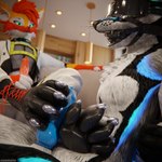 animal_genitalia animal_penis anthro anthro_on_anthro arms_tied ball_gag balls bdsm biped black_body black_boots black_clothing black_footwear black_fur black_shoes blue_body blue_fur blue_penis bodily_fluids bondage boot_on_penis bootjob boots bottomwear bound canine_genitalia canine_penis claws clothed clothing cum depth_of_field dominant duo erection feet feet_on_penis foot_fetish foot_on_penis foot_play footjob footwear fur furniture gag gagged genital_fluids genitals grey_body grey_fur hair hindpaw inside knot living_room male male/male multicolored_body nude on_ground on_sofa open_mouth orange_body orange_fur orange_penis orgasm pants paws penile penis reflection sex shoes sitting sitting_on_ground sitting_on_sofa slim slim_anthro slim_male slim_sub smile sofa submissive submissive_male tail teeth white_body white_fur yellow_body yellow_fur dragonplayer blender_cycles dragonplayer_(character) knuffelfratz canid canine canis fox jex jexouium mammal rexouium 1:1 3d_(artwork) absurd_res blender_(artwork) digital_media_(artwork) hi_res