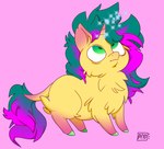 ambiguous_gender feral fur green_eyes green_hooves green_mane green_tail hooves horn looking_up mane multicolored_mane pink_background purple_mane purple_tail simple_background solo sparklefur sparkles standing tail tail_tuft tuft two_tone_mane unguligrade yellow_body yellow_fur yellow_horn lookabooboo fluffy_pony mythology butternutt equid equine fluffy_pony_(species) mammal mythological_creature mythological_equine unicorn 2019 cel_shading digital_drawing_(artwork) digital_media_(artwork) full-length_portrait medibang_paint_(artwork) portrait shaded female_(lore)