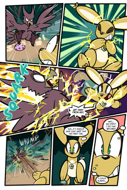 6_panel_comic ambiguous_gender balloon balloon_with_face beak black_nose black_text brown_body dialogue dot_pupils duo egg electricity ellipsis eyes_closed feathered_wings feathers feet feral floating green_eyes inflatable inner_monologue jewelry looking_at_another motion_lines open_mouth outside page_number pendant plant question_mark questioning_ellipsis shrub sound_effects speech_bubble tail tail_feathers talons text thinking toes tongue toony tree white_sclera white_text wings yelling_at_another virmir roko_kirihoko animate_inanimate canid canine fox living_inflatable mammal 2025 2:3 absurd_res comic english_text hi_res