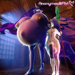 animal_genitalia animal_penis anthro areola balls belly big_balls big_belly big_breasts big_penis blue_body bodily_fluids breasts butt cosmic_hair cum duo ethereal_hair feathered_wings feathers female genital_fluids genitals grin hair horn huge_balls huge_belly huge_breasts huge_penis hyper hyper_belly hyper_breasts hyper_genitalia hyper_penis hyper_pregnancy larger_female makeup male nervous nipples nude penis plump_labia pregnant pregnant_female puffy_areola puffy_nipples size_difference smaller_male smile tail thick_thighs vaginal_fluids vulva wings anonymousfm friendship_is_magic hasbro my_little_pony mythology princess_luna_(mlp) shining_armor_(mlp) equid equine horse mammal mythological_creature mythological_equine pony unicorn winged_unicorn 1:1 3d_(artwork) absurd_res digital_media_(artwork) hi_res