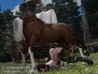 abdominal_bulge ambiguous_penetration animal_genitalia animal_penis arched_back armwear ass_up balls big_balls big_penis blush clothing curvy_figure deeply_arched_back duo equine_genitalia equine_penis female figurine genitals gynomorph hourglass_figure huge_penis internal intersex intersex/female jack-o'_pose large_penetration legwear lying on_front outside_sex penetration penis pose sex small_waist taur_penetrating taur_penetrating_female thigh_highs wide_hips x-ray_view alexw95 european_mythology greek_mythology mythology centaur equid equid_taur human humanoid_taur mammal mammal_taur taur 3d_(artwork) 3d_animation 4:3 animated digital_media_(artwork) no_sound short_playtime