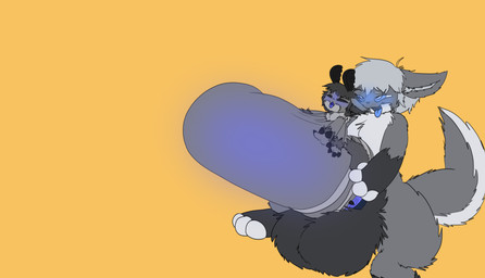 abdominal_bulge antennae_(anatomy) anthro arthropod_abdomen arthropod_abdomen_genitalia arthropod_abdomen_penetration arthropod_abdomen_vulva balls big_balls big_penis black_body black_fur blush cervical_penetration duo ears_down female fur genitals grey_body grey_fur huge_penis hyper hyper_genitalia hyper_penis inner_ear_fluff leg_grab male male/female multi_arm multi_limb narrowed_eyes paws penetration penis pivoted_ears simple_background tongue tongue_out tuft vulva white_body white_fur by_moan made_in_abyss baishu fan_character sato_(kabsfy) arthropod insect lagomorph lepidopteran leporid mammal moth narehate rabbit absurd_res hi_res