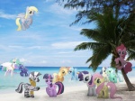 2011 4:3 applejack_(mlp) beach black_stripes blonde_hair blue_body blue_eyes blue_feathers blue_fur blue_hair bonbon_(mlp) cloud cutie_mark day derpy_hooves_(mlp) detailed_background ear_piercing earth_pony equid equine feathered_wings feathers female feral fluttershy_(mlp) friendship_is_magic fur green_body green_eyes green_hair grey_body group hair hasbro horn horse long_hair looking_at_viewer lyra_heartstrings_(mlp) mammal mixed_media mixermike622 multicolored_hair my_little_pony mythological_creature mythological_equine mythology orange_body outside palm_tree pegasus photo_background photography_(artwork) piercing pink_body pink_fur pink_hair pinkie_pie_(mlp) plant ponies_in_real_life pony princess princess_celestia_(mlp) princess_luna_(mlp) purple_body purple_eyes purple_hair rainbow_dash_(mlp) rainbow_hair rarity_(mlp) real royalty sand sea seaside short_hair sky stripes tree unicorn water white_body winged_unicorn wings yellow_body yellow_eyes yellow_feathers zebra zecora_(mlp)