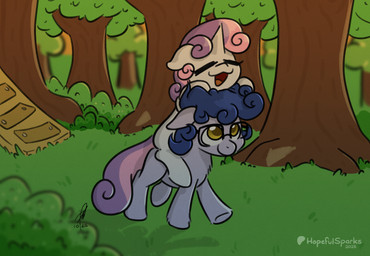 =w= carrying_another detailed_background duo eyewear female feral floor forest forest_background glasses golden_hour male male/female nature nature_background patreon_logo piggyback plant self_insert tree uwu wearing_glasses wood wood_floor hopefulsparks friendship_is_magic hasbro my_little_pony patreon fan_character sweetie_belle_(mlp) equid equine horse mammal pony absurd_res cel_shading hi_res huge_filesize shaded