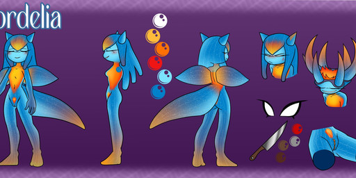 anthro blush blush_lines breasts eyes_closed female genitals horn nude nude_anthro nude_female pubes small_breasts solo tail turnaround vaginal vulva wings shumpy sega sonic_the_hedgehog_(series) cordelia_(shumpy) aquatic aquatic_gastropod fish gastropod mollusk sea_angel sea_slug slug hi_res model_sheet