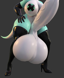 anthro areola areola_slip balls big_balls big_breasts big_penis boots breasts clothing cock_vore erection footwear genitals grey_background gynomorph hair high_heeled_boots high_heels huge_balls huge_breasts huge_penis humanoid_genitalia humanoid_penis hyper hyper_balls hyper_genitalia hyper_penis intersex latex latex_clothing mostly_nude nipple_tape pasties penile penis shoes simple_background solo tail tape thick_thighs vore z-z rose_(fairyfud) lizard reptile scalie 3d_(artwork) 3d_animation animated blender_(artwork) digital_media_(artwork) hi_res no_sound short_playtime webm