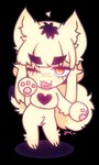 3_fingers 3_toes anthro biped black_highlights blonde_hair breasts chibi clothing crotch_tuft cute_fangs dipstick_tail eyebrows eyelashes fangs featureless_chest featureless_crotch feet female fingers fluffy fur hair heart_(marking) heart_in_mouth heart_symbol highlights_(coloring) long_hair looking_at_viewer markings noseless nude one_eye_closed open_mouth orange_eyes pawpads paws simple_background solo standing tail tail_markings teeth thick_eyebrows toes topwear transparent_background tuft wink winking_at_viewer yellow_body yellow_fur yellow_tuft blosskii fear_&_hunger_2:_termina fear_and_hunger karin_(fear_and_hunger) domestic_cat felid feline felis mammal 2024 alpha_channel colored shaded signature